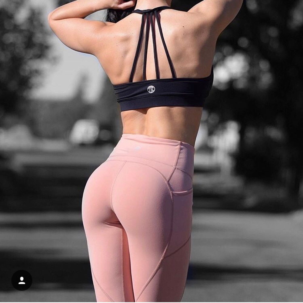 Til You Collapse Premium Nude Heart Booty Leggings